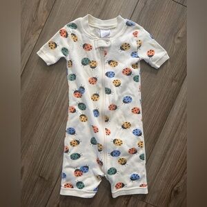 Hanna Andersson Ladybug Print Kids One Piece Size 90 (3T)